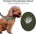 Plutus Pet No Pull Dog Harness with Breathable Mesh Padded, Adjustable Reflective Escape Proof Dog Harness, Quick Fit Dog Vest Harness for Small Medium Large Dogs(L, Ranger Green)