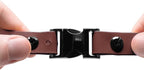 Educator 1-Inch Dog Training Collar Strap – ONLY Fits FE-580, ET-800 & UL-1200 Receivers – NOT Compatible with Mini Educator (ET-300/ET-400) – Quick Snap Biothane Bungee Collar, Brown