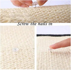 Cat Scratch pad Sofa Protector, Natural sisal Sofa Protector, Anti Scratch pad Furniture Protector, Sofa Protector, Bed Furniture Corner Protector, and Anti Scratch Protector (15.7"×11.8”-S)