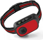 Dog Bark Collar for Large Medium Small Dogs, Rechargeable Smart Bark Collar, Anti Barking, Humane Dog Training Device with 5 Adjustable Sensitivity Beep Vibration(Red)