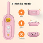 PATPET Dog Shock Collar for Medium Dogs- Dog Training Collar with Remote, Shock Collar for Small Dogs 10-100lbs, Rechargeable IPX7 Waterproof with Beep Vibration Shock Modes
