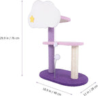 Amosfun Cat Climbing Frame with Scratching Posts Large Multi-Level Cat Tree Tower Kitten Jumping Platform Indoor Household Pet