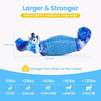 HGB Dog Chew Toys for Aggressive Chewers, Tough Dog Toy to Reduce Pet Anxiety and Boredom for Medium, Large Breed, Bacon Flavor