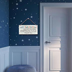 YZEXEZY Baby Sleeping Sign 6"x12" Do Not Knock or Ring Doorbell Wooden Hanging Sign for Front Door Nursery Home Bedroom-Do Not Disturb