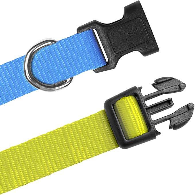 E Collar Replacement Strap, 3/4" Stylish Comfortable Puppy Collar 2 Pack with Quick Release Buckle, PetSafe Bousnic Sportdog Garmin Shock Collar Replacement Collars for Small Medium Large Dogs