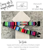 Lucky Love Dog Martingale Dog Collar - Adjustable, No-Slip, Durable, & Soft Webbing Collar for Male and Female Dogs Ideal for Training & Walking - Nacho, Small