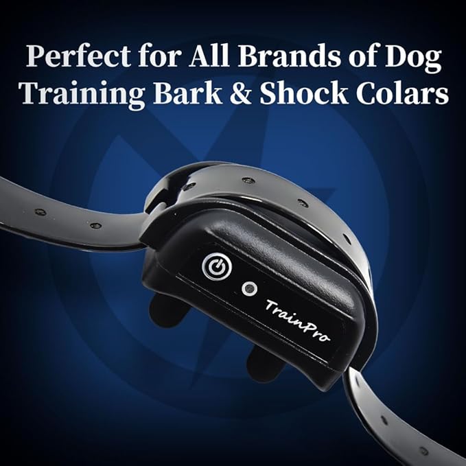 Universal 27 ½” X ¾” Replacement Band Strap for Dog Training Collar - Adjustable Waterproof TPU for Remote E-Collar, Static/Vibration Shock Trainer