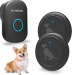 Dog Door Bell, Wireless Doggie Door Bell Operating at 1000 Feet with Chew Resistant IP65 Waterproof Touch Button, 32 Melodies
