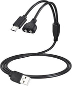 Fast Charger for Jugbow Training Collar-USB Power Adapter,Dog Shock Collar Charger Cord Replacement-3.3ft USB to USB-C and Magnetic Charging Cable