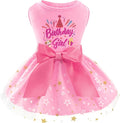 XPUDAC Dog Birthday Dress Puppy Clothes for Small Dogs Girl Birthday Party Tulle Pet Outfit, Cat Appeal-XX-Small