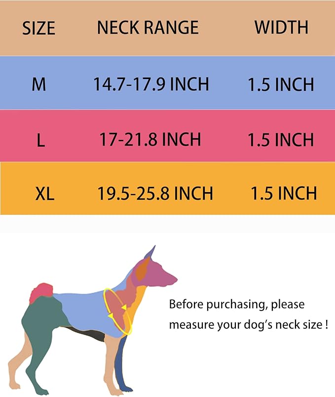 Tactical Dog Collar for Medium Large Dogs, Heavy Duty Dog Collars with Handle, Metal Buckle Dog Training Collar, Thick Large Military Dog Collar for Male. (L, Khaki)