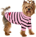Pet Dog Striped T-Shirt Dogs Cats Cotton Vest Spring Summer Pet Apparel Tee Shirt Suitable for Small and Medium Large Pets French Bulldog Bichon
