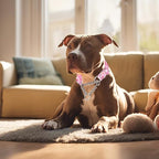 Dog Choker Collar for Large Dogs，Martingale Collar for Dogs,Slip Collar for Dogs,Training Heavy Duty No Pull Escape Proof Dog Dog Collar for Medium Large Pet Boy Male Dogs,Pink Floral XL