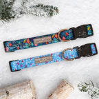Lucky Love Dog - Adjustable Dog Collar with Easy Click Buckle for Large Dogs, Durable, & Comfortable for Male & Female Dogs, Pet Collar for Puppies & Adult Ones - Sweet Holiday, Large