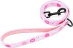 Dog Harness and Leash Set, Adjustable Dog Harness, Dog Leash, No Pull No Choke Puppy Harnesses for Walking Training for Small Medium Pet (Strawberries, L(Chest 18.5-27.1", Neck 14.5-20.1"))