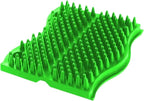 The Original ScratchnAll Animal Scratch Pad, Flexible Acupressure Nubs & Interlocking Design, Very Durable & All-Weather, Great for Domestic, Barnyard and Zoo Animals - USA Made, Lime Green
