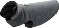 Creation Core Windproof Plush with Sport Vest Dog Clothes Night Reflective Jacket Pet Keep Warm Jacket No Pull No Choke Design Eco-Friendly for Small and Large Big Dog(Grey L)