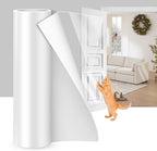 Cat Couch Protector, Transparent Anti Scratch Furniture Protector, Self-Adhesive & Waterproof Tape, Shields Couches, Sofas, Chairs from Cat Claws & Damage(200in x 16in)