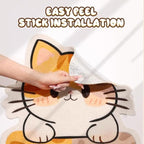 Cat Scratcher Wall Mounted Scratch Pad, 31x19 inch New Wall Mounted Self-Adhesive Cat Scratching Board, Wall Scratchers for Indoor Cats, with Adhesive Backing for Wall/Door/Sofa/Glass/Bed (G)