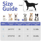 Petprsco Portable Dog Crate - 32"x23"x23" Collapsible Dog Travel Crate for Medium/Large Dogs with Soft Blanket, Foldable Bowl & Poop Bag Dispenser - Indoor & Outdoor Use