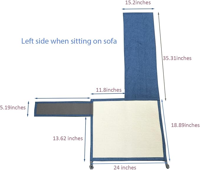 Cat Scratch Couch Sofa Protector with Natural Sisal for Protecting Furniture Couch Chair Sofa cat pet Gift