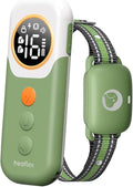 Dog Training Collar, Beep, Vibration, and Shock Modes for Effective Training. Waterproof Dog Training Collar with Security Lock, for Small Medium Large Dogs (Green)
