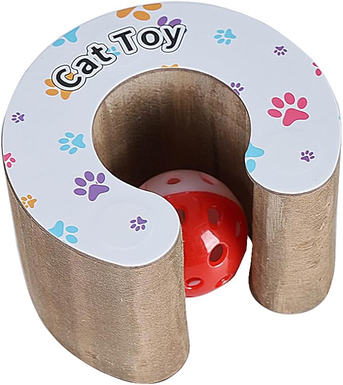Cat Toy, Cat Scratcher, Reversible Infinity Style Magic Organ, Scratch-Resistant and Abrasion-Resistant, Foldable Cat Toys for Indoor Cats