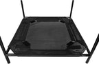 Floppy Dawg Just Chillin’ Portable Dog House. Elevated Pet Shelter for Indoor and Outdoor Use. Made of Water Resistant Breathable Oxford Fabric. Easy to Assemble and Lightweight. 33"L x 29"W x 32"H