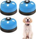 3 Pack Dog Doorbells, Pet Training Bells for Outside Potty Training and Communication, Bell for Dog Cat Puppy Interactive Toys (Light Blue, 3 Pack)