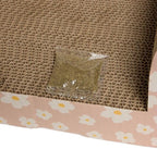 EveryYay by Petco Couch Cardboard Scratch for Cats Floral 9" H