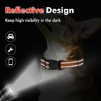 Martingale Collar for Dogs with Quick Release Buckle, Reflective Soft Padded & Escape Proof, Adjustable Nylon Dog Collars for Training & Daily Walking (Orange,XS)