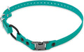Educator 3/4-Inch Dog Training Collar Strap–ONLY Fits ME-300, ET-300/400, EZ-900, PE-900 & PG-300 Receivers – NOT Compatible with FE-580, ET-800 or UL-1200–Quick Snap Biothane Bungee Collar, Teal