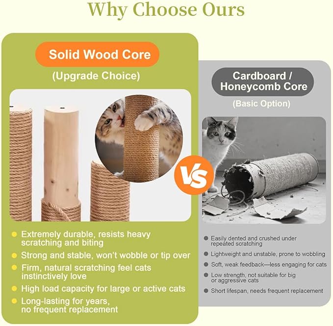 4-Tier Cat Tree Outdoor/Indoor Cat House, Weatherproof Wooden Cat Tower, Multi-Level Feral Cat Shelter with Ramps, Scratching Post & Enclosed Condo, Outside Cat Enclosure for Multiple Cats,Grey