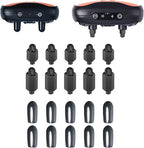 20 PCS Extra Contact Points Replacement Part for Dog Training Collars Dog Shock Collar Replacement Prong with Rubber Tip Extra Silicone Cover for Pet Training Collar Replacement Parts (Black 10 Pairs)