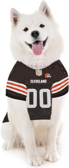 Pets First NFL Cleveland Browns Dog Jersey, Size X-Large, Football Shirt Costume for Pet, Dog Sports T-Shirt, NFL Team Clothing for Cats, Licensed Pet Apparel Available in 7 Sizes and 32 Teams