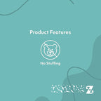 ZippyPaws Skinny Peltz - No Stuffing Dog Toys to Keep Them Busy, for Medium and Large Dogs, Squeaky Unstuffed Chew Toys for Pets, Soft Plush Variety Pack, Fox, Raccoon, & Squirrel - Holiday 3-Pack