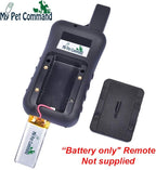 My Pet Command Replacement Rechargeable Lithium Batteries and Dual USB Charging Cable for Dog Training and Fence Collars Using remotes Starting with DT and DF Model Numbers