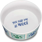 Loving Pets Dolce Moderno Ceramic Look Dog Bowl – Modern Melamine Dog Food Bowl & Dog Water Bowl – Durable, Non-Slip Pet Dish for Small & Medium Dogs – Dishwasher Safe Dog Bowl (Large, 47 oz)