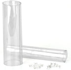 In hand Cat Scratch Furniture, 2PCS Clear Premium Heavy Duty Flexible Vinyl Protector Dog Cat Claw Guards with Pins No Adhesive, Stops Scratching Pets Furniture Protector