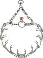 Herm Sprenger Matte Stainless Steel Scratch Resistant Dog Collar with Swivel D-Ring Training Collar for Small Dogs Made in Germany (16in x 2.25mm (Neck Size up to 13 in) | Matte)
