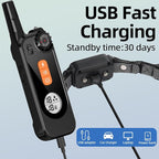 Dog Shock Collar with Remote Control Shock Collar for Dogs, 4 Training Modes Vibration, Beep, Shock, Flashlight IPX7 Waterproof Keypad Lock Rechargeable E-Collar for All Breed