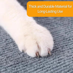 SAVUK Cat Scratching Mat for Couch Furniture Protective Cover Anti-Fall Climbing Claw Corner Wall Mat Self-Adhesive Cuttable Easy to Clean Replacement Carpet Rug (Dark Gray, 15.8" x 78.7")