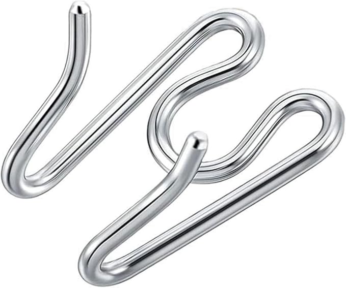 Dog Collar Extra Links Designed for Training Collars (4 Pack) Steel Chrome Plated Dog Training Collar Links (2.25mm, Silver)