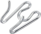Dog Collar Extra Links Designed for Training Collars (4 Pack) Steel Chrome Plated Dog Training Collar Links (2.25mm, Silver)
