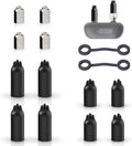 Dog Training Collar Accessory Set. Contact Points Replacement Parts with Metal Nuts Silicone Caps Retaining Rings