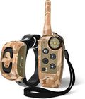 Electric Shock Collar - Dog Training Collar with Remote 2000ft, Waterproof Dog Shock Collar for Medium Large Dogs with Strong Vibration&Beep, Rechargeable E Collar with 2 Collar Straps (Desert Camo)