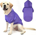 KOOLTAIL Dog Hoodie for Large Medium Small Dogs,Soft and Warm Pet Sweater with Leash Hole and Pocket Boy Girl,Puppy Fall Winter Jacket Clothes,French Pitbull Cold Weather Coat Sweatshirt,Purple L