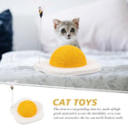balacoo Pet Toy Cat Scratching Board, Hamster House, Egg Yolk Design, Interactive Kitten Toys