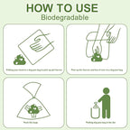Green Dog Poo Bags Lavender scent - 270 Large Biodegradable Poop Bags, Extra Thicken Strong Corn Starch Blended Compostable Leak Proof Poop Waste Bag for Dogs