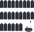 Column Rubber Sleeve for Prong Collar, 24 Pieces Shock Collar Rubber Tips Dog Training Collar Replacement Parts for Dog Shock Collar Prongs or Anti Bark Collars (16 mm)